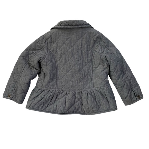 Baby Gap Quilted chambray with Sherpa lining. Toddler girl size 4 - Picture 2 of 9